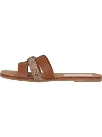 Steve Madden Plateau-Pantoletten in cognac multi