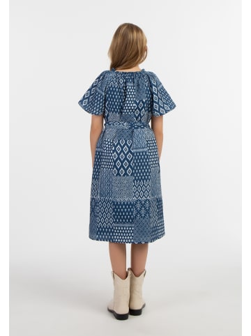 DreiMaster Mädchen (Kids) Kleid in DUNKELMARINER DRUCK