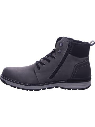 rieker Schnürstiefeletten in rauch/schwarz/schwarz