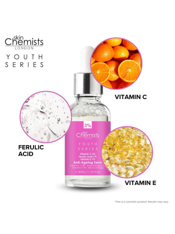 Youth Series by skinChemists Serum mit 3 % Vitamin C, 1 % Ferulasäure & 1 % Vitamin E 30 ml