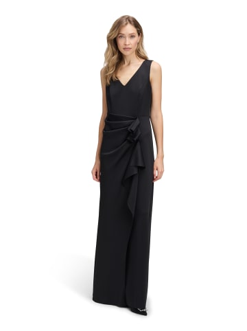 Vera Mont Abendkleid mit Volant in Schwarz
