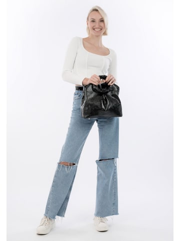 SURI FREY Shopper SFY TechBag in black-kroko 198