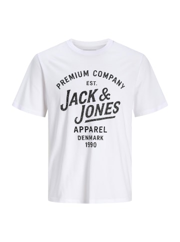 Jack and Jones T-Shirt Bluzane Short Sleeve Tee in Weiß