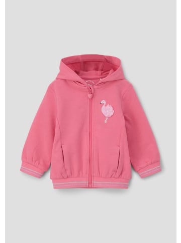 s.Oliver Sweatshirt Jacke langarm in Pink