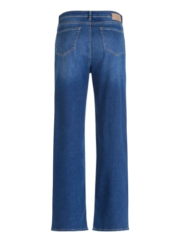 BETTY & CO High Waisted-Jeans mit weitem Bein in Blau