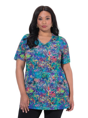 Ulla Popken Longshirt in azurblau