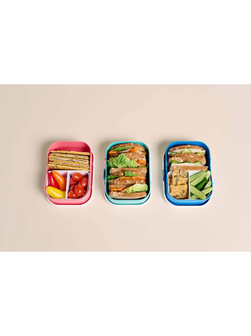 Mepal Obst- und Bentobox Stitch Campus 300 & 750 ml in blau-gelb