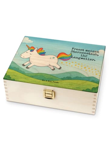 Mr. & Mrs. Panda Teebeutel Aufbewahrung Einhorn Happy Design mit... in Weiß