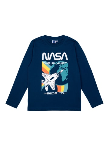 United Labels NASA Longsleeve Langarmshirt langarm in blau