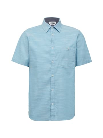 S. Oliver Kurzarm FreizeitHemd für Herren in blau