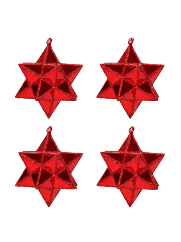 Homea Weihnachtskugeln-Set in rot