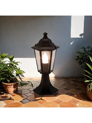 Licht-Erlebnisse Wegeleuchte (B)17 x (L)19.5 x (H)40 cm in SchwarzSchwarz