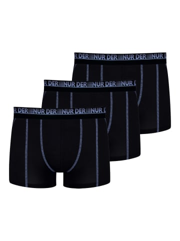 NUR DER Retro Boxer 3D-Flex Air in schwarz/denimblau