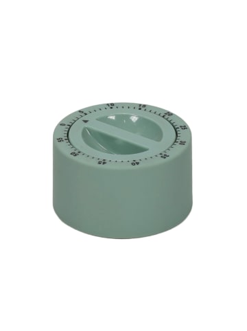 La Cucina Timer mit Gummibeschichtung in Grün, Ø 7 x (H) 4 cm