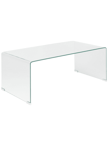 Beliani Couchtisch KENDALL in Transparent - (W) 50 x (H) 40 x (L) 100 cm
