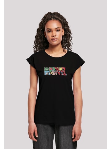 F4NT4STIC T-Shirt Marvel Avengers Logo Character infill in schwarz