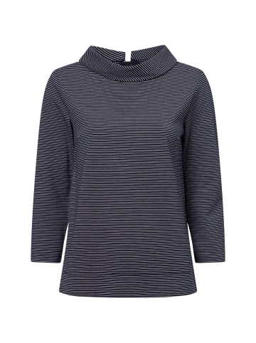 More & More Sweatshirt in marine weiß