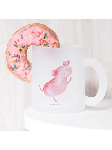 Mr. & Mrs. Panda Tee Tasse Axolotl Tanzen ohne Spruch in Transparent