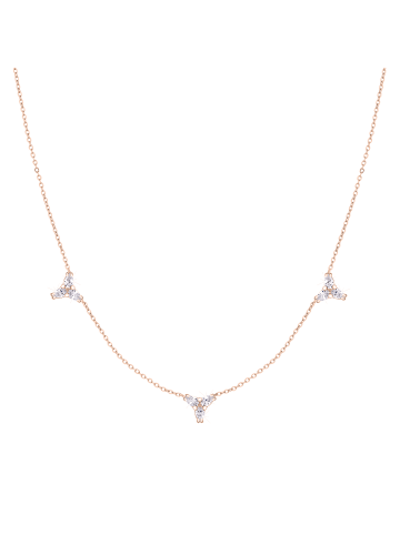 Tamaris Halskette Sparkle Flowers in roségold