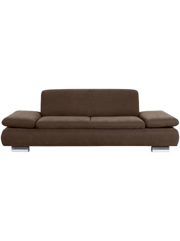 others SOFA 2,5-Sitzer Kaye Bezug Veloursstoff Metallfuß verchromt / braun