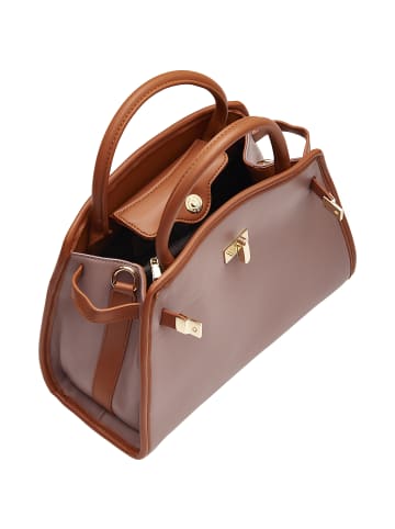 Usha Damen Handtasche in Dunkelrosa