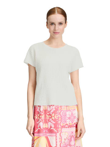 Betty Barclay Strukturshirt mit U-Boot-Ausschnitt in Rohweiß