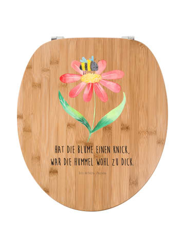 Mr. & Mrs. Panda Toilettensitz Hummel Blume mit Spruch in Braun