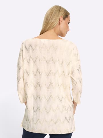 Heine T-Shirt in champagner-goldfarben-bedruckt