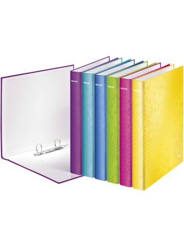 Leitz Ringbuch Wow A4 PP 2 Ringe 25 mm sortiert