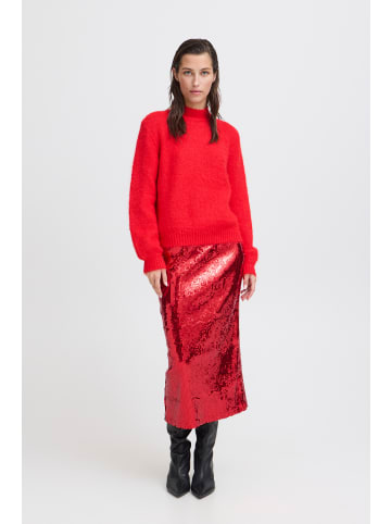 b. young BYMILLER SHORT JUMPER - KNIT Regular fit in Haute Red Melange