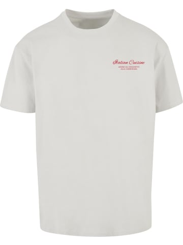 Merchcode T-Shirt "Al Dente Per Favore Tee" in Grau