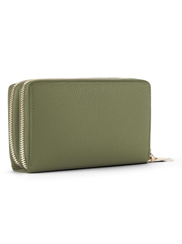 Lazarotti Bologna Leather Geldbörse RFID Schutz Leder 20 cm in olive