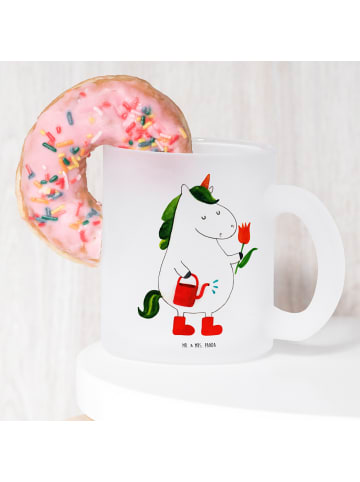 Mr. & Mrs. Panda Teetasse Einhorn Gärtner ohne Spruch in Transparent