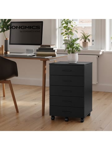 VASAGLE Aktenschrank Custos in Schwarz - (B)42 x (H)65.7 x (T)40 cm