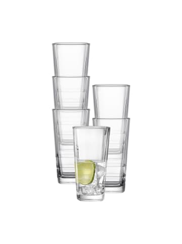 Ritzenhoff & Breker 6er Set Longdrinkgläser Bali in 370 ml in transparent