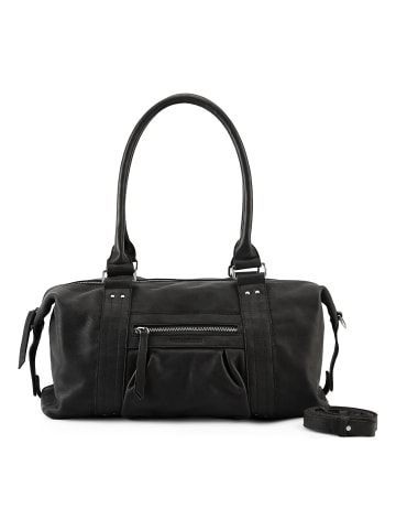 FREDs BRUDER Pocket Play Schultertasche Leder 40 cm in black