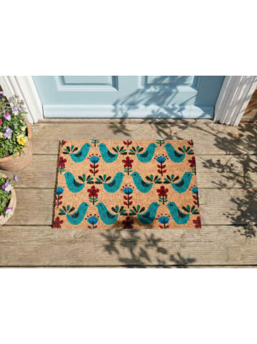 Beliani Fußmatte TANANA in Bunt - (W) 40 x (L) 60 cm