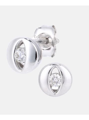 Diamant L'éternel Ohrstecker aus 375 Weißgold mit Diamant