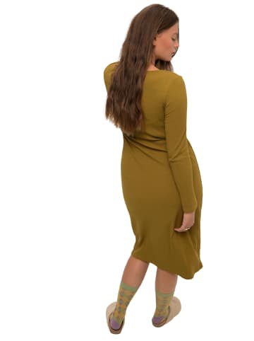 Studio Untold Midikleid in bronzebraun