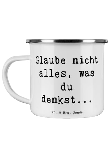 Mr. & Mrs. Panda Tasse Spruch Selbstvertrauen und Klarheit mit S... in Weiß