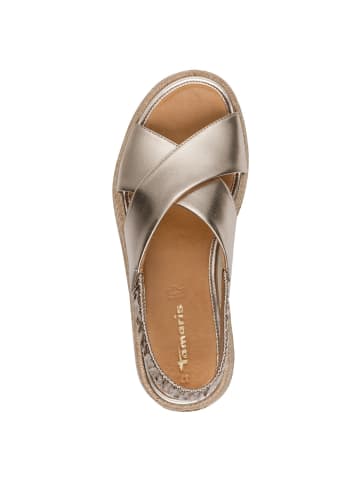 Tamaris Sandalette in LIGHT GOLD
