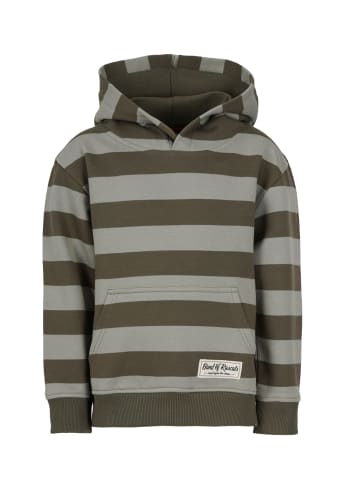 Band of Rascals Kapuzenpullover " Striped " in olive-moos