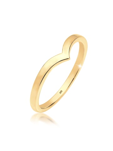 Elli Ring 925 Sterling Silber Geo in Gold