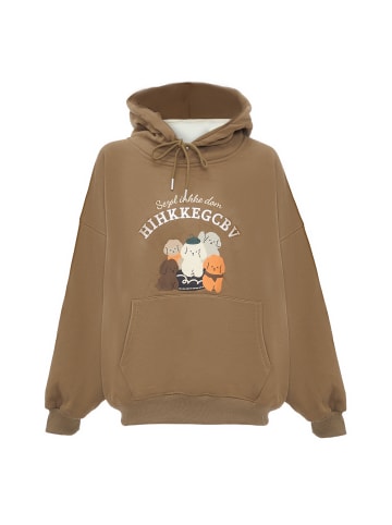 Homebase Damen Kapuzenpulli in Beige