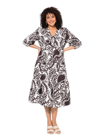 Ulla Popken Kleid in mahagoni