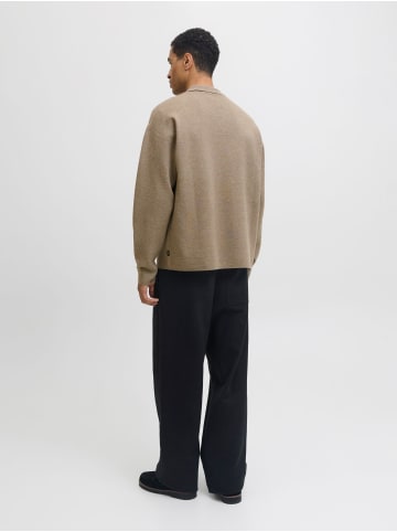 Jack & Jones Gestricktes Polo in Brindle