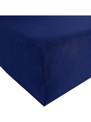 Estella Single-Jersey Spannbettlaken in dunkelblau