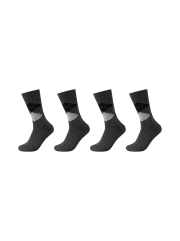camano Socken ca-soft classic argyle 4er Pack anthracite