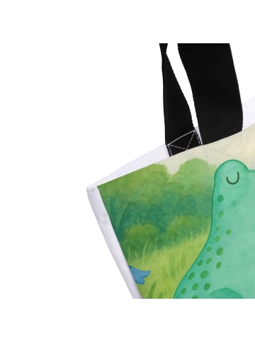 Mr. & Mrs. Panda Shopper Frosch Liebe Design ohne Spruch in Weiß