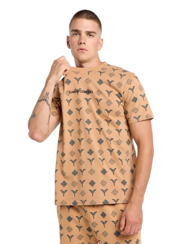 Carlo Colucci T-Shirt Falchi in Braun